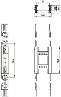 Unex Gelenkbogen vertikal       67212-04 