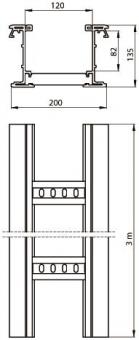 Unex isolierende Kabelleiter    67220-04 