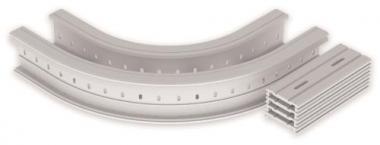Unex Flachbogen 90  lichtgrau   67226-04 