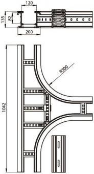 Unex T-Stück lichtgrau          67238-04 