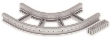Unex Flachbogen 90  lichtgrau   67306-04 