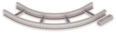 Unex Flachbogen 90  lichtgrau   67307-04 