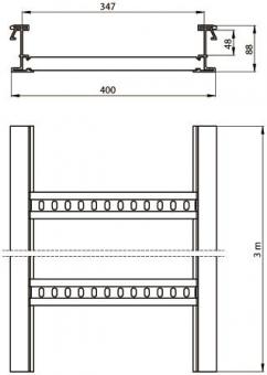 Unex isolierende Kabelleiter    67400-04 