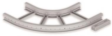 Unex Flachbogen 90  lichtgrau   67406-04 