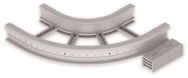 Unex Flachbogen 90  lichtgrau   67426-04 