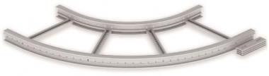 Unex Flachbogen 90  lichtgrau   67607-04 