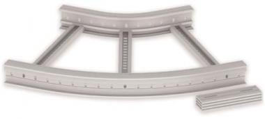 Unex Flachbogen 45  lichtgrau   67616-04 