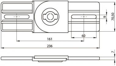Unex Vertikales Gelenkstück     67813-04 