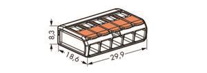 WAGO 221-415 COMPACT-Verbindungsklemme, 