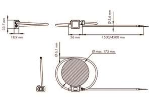 WAGO 855-9450/2000-1751 Rogowski-Spule, 