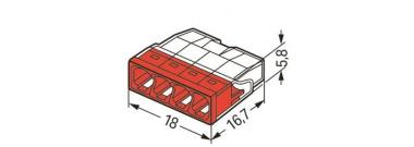 WAGO 2273-204 COMPACT-Verbindungsdosen- 