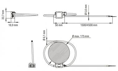 WAGO 855-9450/2000-1751 Rogowski-Spule, 