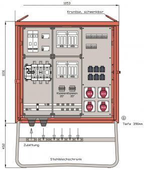 Walther Gruppenverteiler 173kVA WV0078R1 