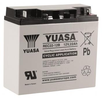 Yuasa Blei-Akku   YBL12C/22REC REC22-12I 
