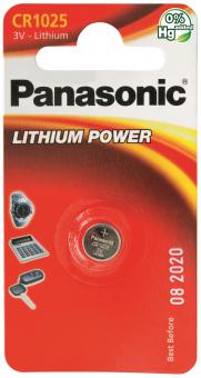 Panasonic Lithium Power     CR1025EL/1B 