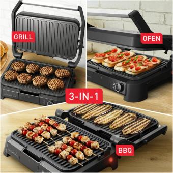 Tefal GC 520 D silber Kontakt Grill 