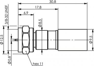 TEGA F-Kabelstecker HDTV     J01600A0006 