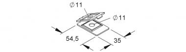 NIED Befestigungsklammer          431060 