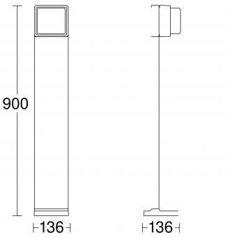 STEIN Pollerleuchte Cube GL85 C   078676 