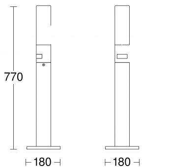 Steinel GL 65 S Sensor-LED-Außenleuchte 