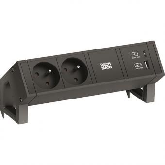 Bachmann DESK2 2xUTE 1xUSB A&C   902.980 