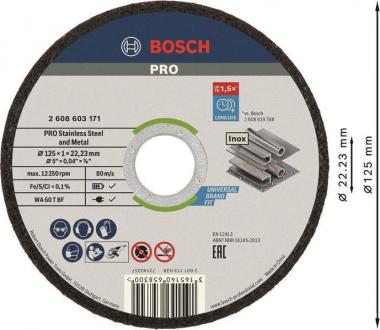 Bosch PRO StSt Metal TS Eimer 2608626113 