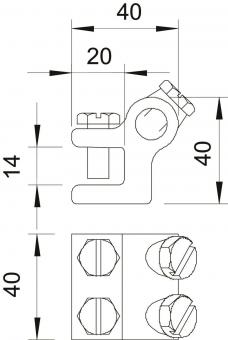 OBO 272 14 Klemme 14mm TG FT 5318149 