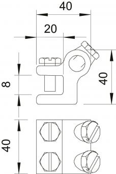 OBO 272 8 Klemme 8mm TG FT 5318084 