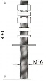 OBO isFang 3B-G3 Gewindestange f.3 