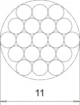 OBO S 11-CU Kupferseil 19x2,1mm Cu 