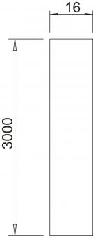 OBO 101 16-3000 Isolationsstange 3000mm 