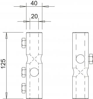 OBO 101 IDK DK-Verbinder 20mm Alu 