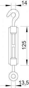 OBO 945 M10 G Spannschloss M10 St G 