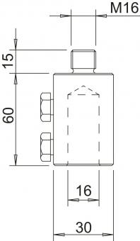OBO 101 A-16 Anschlussstück f.16mm 