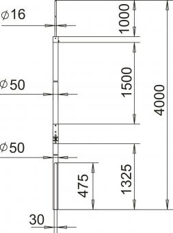 OBO isFang IN-A 4000 Isolierter Fangmast 