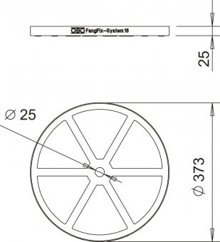 OBO F-FIX-B16 3B Basissystem o.Dübel 