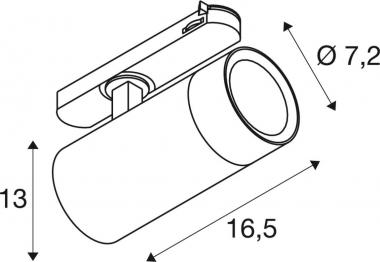 SLV 3PH-Strahler Trackspot ws    1007654 