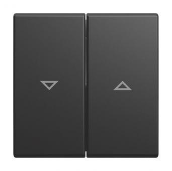 BJ Wippe Aufdruck schwarz matt  2504-915 