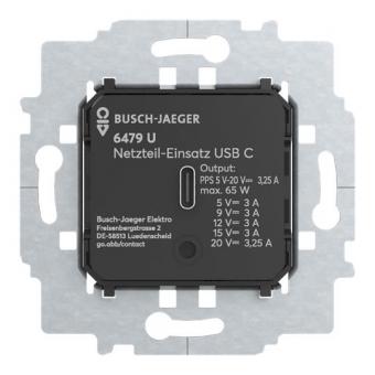 BJ Power supply insert m.USB C    6479 U 