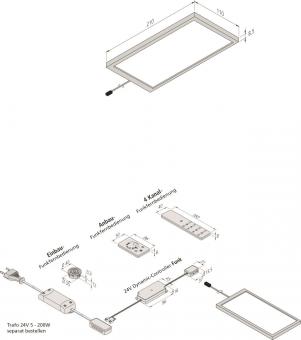 Hera 3erSet Dynamic LED Sky  61053230108 