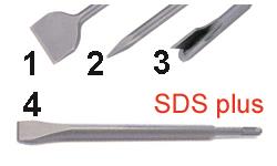 Rennsteig SDS-Plus-Meißelsatz 3tlg 