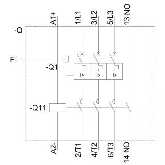 Siemens 3RA21101AD151BB4 S00 1,1-1,6A 
