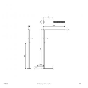 EVN Stehleuchte -up/down -     BSL500140 