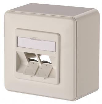 RED Keystone Anschlussdose 2 Port 