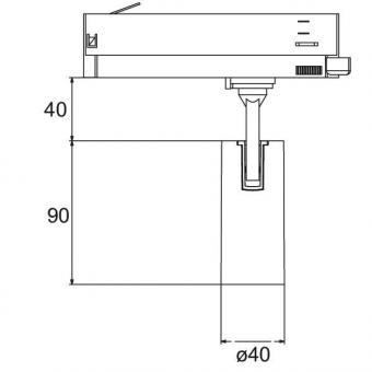 Brumberg LED-Schienenstrahler   88693183 
