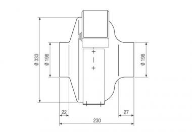Maico Radial-Rohrventilator  ERR 20/2 EC 