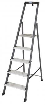 KRAU SECURO-Alu-Leiter 5 Stufen   126436 