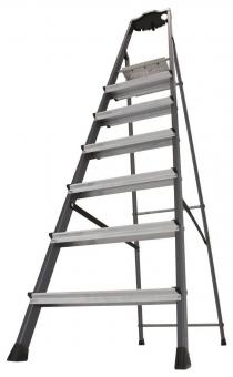 KRAU SECURO-Alu-Leiter 7 Stufen   126450 