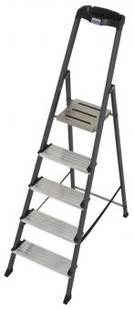 KRAU SECURO-Alu-Leiter 5 Stufen   126436 