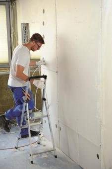 KRAU SOLIDY Alu-Leiter 3 Stufen   126214 